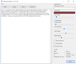 Not only can the size, color, and font of the text be modified, but it is possible to embed scripts from standard text files. Best Free Teleprompters For Windows 10 Pc