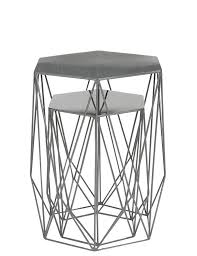 Excellent for small spaces, they are easily accessible and can be conveniently slotted together until the next family gathering. Wire Nest Of Tables Grey Loft M S