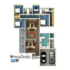 Three Bedroom House Zambia Home Design Floor Plans Three Bedroom House Floor Plan Design