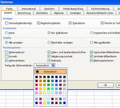 Dieser weg ist ihnen bekannt: Farbe Der Gitternetzlinien In Ihren Excel Tabellen Anpassen Computerwissen De