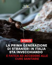 La prima generazione di stranieri in Italia sta invecchiando. E per molti, curarsi sta diventando sempre più difficile.
