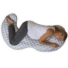 Amazon Com Boppy Multi Use Slipcovered Total Body Pillow Anillo Toss Gris Baby