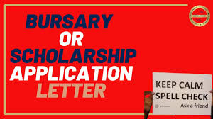 Read through the following selections for more information including eligibility requirements, deadlines and application forms. Bursary Scholarship Application Letter Example Of Application Letter Youtube