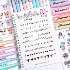 Nicole Grace On Instagram Cute Border Divider Ideas For Your Bullet Journal Or Stud Bullet Journal Writing Bullet Journal Ideas Pages Bullet Journal Titles