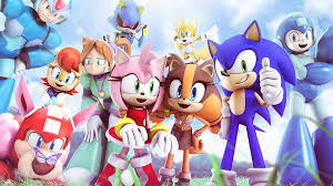 Amy Rose Mega Man Mega Man X Metal Sonic Miles Tails Prower Rush Sonic &  Mega Man Worlds Unite HD wallpaper | Pxfuel