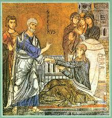The first group of four apostles was jesus' inner group. Saint Tabitha The Widow Raised From The Dead By The Apostle Peter Orthodox Church In America
