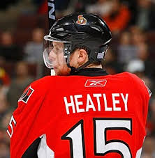 the puck report today in nhl history heatley trade ott sjs