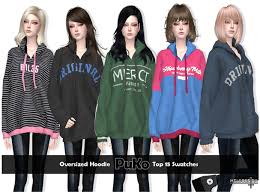 See more ideas about sims 4, sims, sims 4 clothing. Mody The Sims 4 By Anika Https Www Thesimsresource Com Downloads Details Category Sims4 Clothing Female Teenadultelder Everyday Title Puko Oversize Hoodie Id 1430376 Facebook