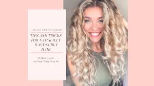 Curly hair can range from loose waves to tight, kinky curls.1 x research. Episode 2 Top 10 Tips And Tricks For Naturally Wavy And Curly Hair Youtube