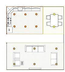 Image Of A Room With Segments For Calculating How Many Recessed Lights Each Area Will Recessed Lighting Living Room Recessed Lighting Layout Recessed Lighting