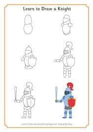 Hello, dear young artists, and welcome to drawingforall.net. Learn To Draw A Knight Knight Drawing Drawing For Kids Learn To Draw