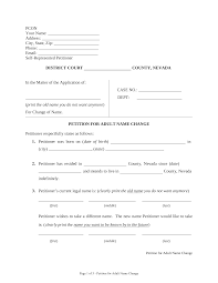 Am i eligible to file a nevada divorce? Free Nevada Name Change Forms How To Change Your Name In Nv Pdf Eforms