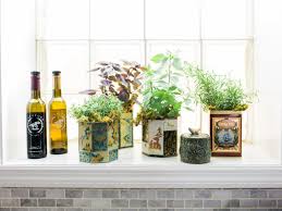 Build wall garden by using wood brackets. 5 Indoor Herb Garden Ideas Hgtv S Decorating Design Blog Hgtv