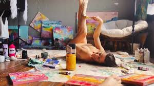 Cha Wilde naked painting