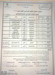 جدول امتحانات السادس الاعدادي الاحيائي والتطبيقي والادبي تبدأ الامتحانات يوم 2020/9/1. Ø¬Ø¯ÙˆÙ„ Ø§Ù…ØªØ­Ø§Ù†Ø§Øª Ø§Ù„Ø´Ù‡Ø§Ø¯Ø© Ø§Ù„Ø§Ø¹Ø¯Ø§Ø¯ÙŠØ© Ø§Ù„ØªØ±Ù… Ø§Ù„Ø§ÙˆÙ„ Ù¢Ù Ù¡Ù¥ Ù¢Ù Ù¡Ù¦ ÙƒÙ„ Ø§Ù„Ù…Ø­Ø§ÙØ¸Ø§Øª Ø¹ÙŠÙˆÙ† Ù…ØµØ±
