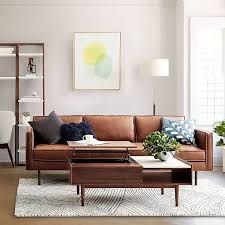 Mid Century Pop Up Storage Coffee Table Ndash Walnut West Elm Living Room Sofa Sofa Design Living Room Remodel