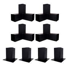 Bjorn Woodworks Bjorn Woodworks Pergola Bracket Kit Flat Black Pergola Bolt Down Bracket Lowes Com Steel Pergola Pergola Kits Gazebo Pergola