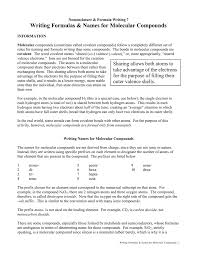 See more ideas about cursive writing worksheets, cursive writing, writing worksheets. Writing Formulas Amp Names For Molecular Compounds
