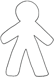 Gingerbread Man Outline Gingerbreadmanoutline Gingerbreadmanoutlineclipart Gingerbreadmanoutlinepdf Gingerbreadm Body Outline Person Outline Free Clip Art