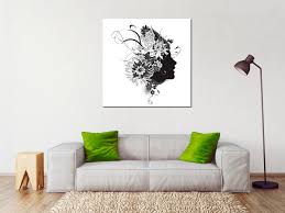 Les tableaux noir et blanc sont des incontournables dans une décoration moderne. Tableau Decoratif Moderne Visage Noir Et Blanc Decoration Murale