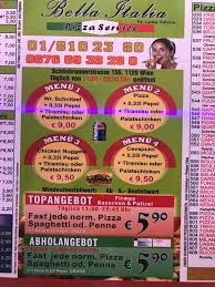 Poste italiane vi presenta l´offerta di prodotti e servizi postali, finanziari e assicurativi, disponibili online e negli uffici postali presenti in tutta italia. Pizza Bella Italia Wien Home Wien Osterreich Menu Prices Restaurant Reviews Facebook