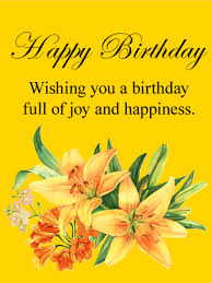 We did not find results for: Yellow Lily Happy Birthday Card Birthday Greeting Cards By Davia