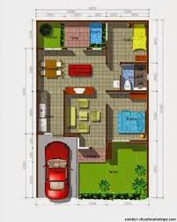 Sketsa rumah minimalis (denah rumah minimalis) 2. Desain Rumah 6 X 10 Minimalis Cek Bahan Bangunan