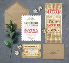 Circus Carnival Wedding Invitation Suite Ticket Rsvp 45 Pdf Download Or Custo Wedding Invitation Suite Diy Themed Wedding Invitations Vintage Invitations