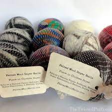 Felted Wool Dryer Balls Wool Dryer Balls Wool Balls Felt Wool Ball