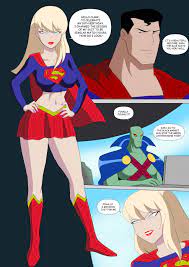 Supergirl X Wonder Woman comic porn 