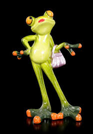 The bullfrog is considered a nonnative species to idaho. Funny Frog Figurines Checking Pants Www Figuren Shop De