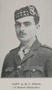Capt Aubrey Malcolm Cecil Finch (1896-1919)