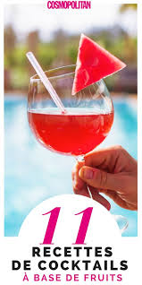 11 Cocktails A Base De Fruits Pour Faire Le Plein De Vitamines Meme A L Apero Comment Faire Des Cocktails Coktail Rhum Cocktails
