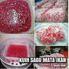 Masukkan air, gula, dan instant coffee kedalam periuk. Resepi Ummi Resepi Kuih Sagu Mata Ikan Bahan Bahan Facebook