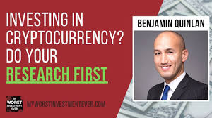 Before putting money into bitcoin, it's important to do your research and understand as much as you can about the asset class. Ep303 Benjamin Quinlan Investing In Cryptocurrency Do Your Research First My Worst Investment Ever