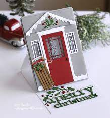 432 Likes 96 Comments Pam Sparks Cardmaker Pam Sparks On Instagram I Ll Be Home For Christmas I Ll Be H Easel Cards Christmas Cards Cards