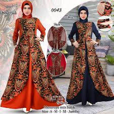 Untuk anda yang ingin mengetahui batik gamis kombinasi dengan model dan desain yang bagus, saya akan memberikan kumpulan gambar yang nantinya bisa anda gunakan untuk referensi sebelum membeli. Gamis Batik Kombinasi Moscrepe Terbaru Terlaris 2020 Cocok Buat Lebaran Pesta Pernikahan Lazada Indonesia