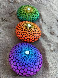 No pongas en cuarentena al aprendizaje. Curso De Puntillismo Online Pintura En Piedras Mandalas Pintadas En Piedras Rocas Mandala