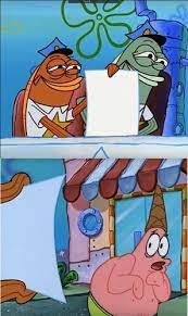 Police Scaring Patrick Funny Cartoon Memes Patrick Meme Meme Template
