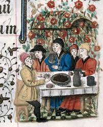 Spend a wonderful evening in the heart of prague as you enjoy a 5 course medieval dinner and performance! Emily Steiner On Twitter Medieval Dinner Party 2 Ways Marseille Bibl Mun Ms 0112