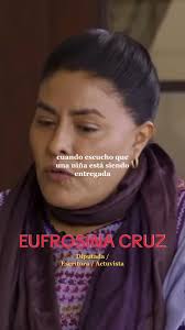 Eufrosina Cruz entrevistada por Sabina Berman para Canal Once. Te  recomendamos ver la entrevista completa