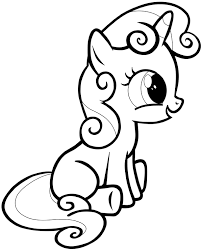 How To Draw Sweetie Belle From My Little Pony Friendship Is Magic With Easy Step By Step Drawing Tutorial How To Draw Step By Step Drawing Tutorials My Little Pony