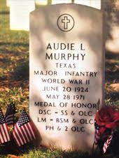 Audie Murphy Tombstone Arlington Cemetery Famous Graves Famous Tombstones Military Heroes