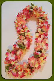 Double Plumeria Flower Lei In Multiple Colors Flower Lei Money Lei Hawaiian Crafts