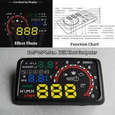 Car Head Up Display With Obd2 Euobd Interface Speeding Warning