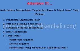 Check spelling or type a new query. Pengertian Segmentasi Pasar Dan Target Pasar Cekkembali