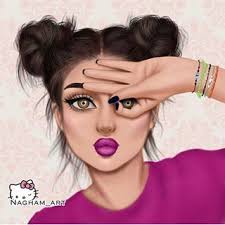 منشن لعروس شهر يوليو Girly Drawings Cute Girl Drawing Girly M