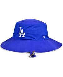 47 Brand Synthetic Los Angeles Dodgers Panama Bucket In Blue For Men Lyst