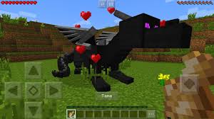 You are seeing a 360° image instead. How To Tame A Ender Dragon In Minecraft Pocket Edition Ride Dragon Addon Youtube