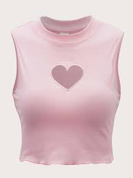 Heart Cut Out Tank Top Romwe Usa